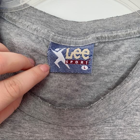 Vintage Lee Sport Devils Graphic NHL Football Tee New Jersey - Picture 4 of 7